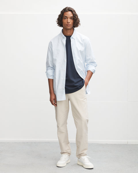 Light blue shirt | Oxford Stripe | Menswear | The GoodPeople - The