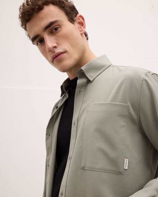 Secret Cool Wool-button-up shirt