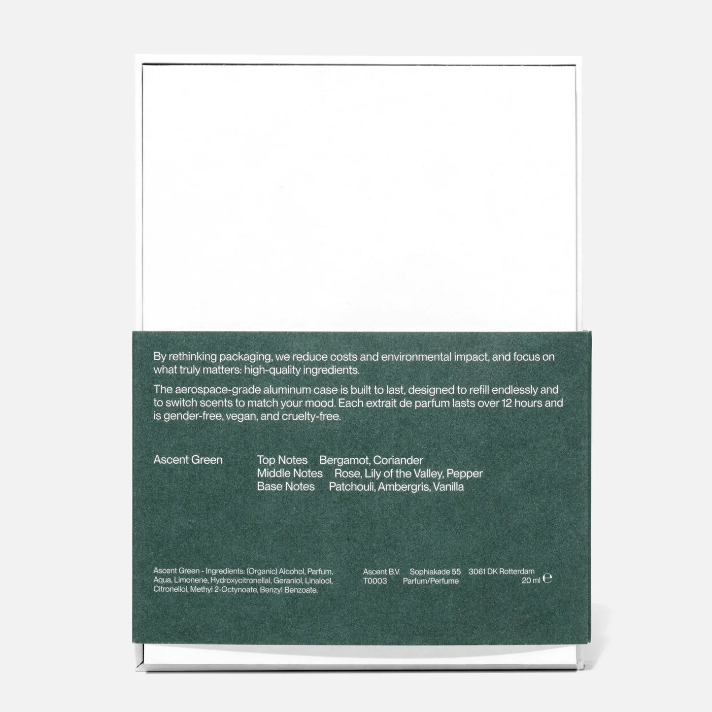 Ascent - Verpakking + parfum navullingl | Green