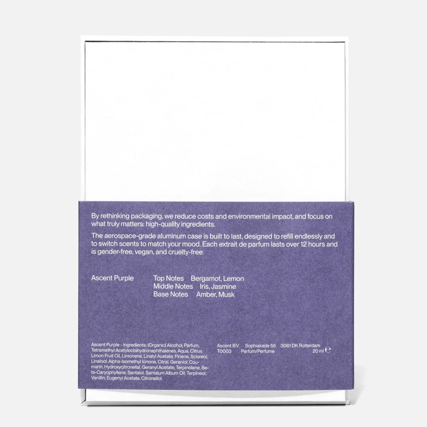 Ascent - Verpakking + parfum navullingl | Blauw