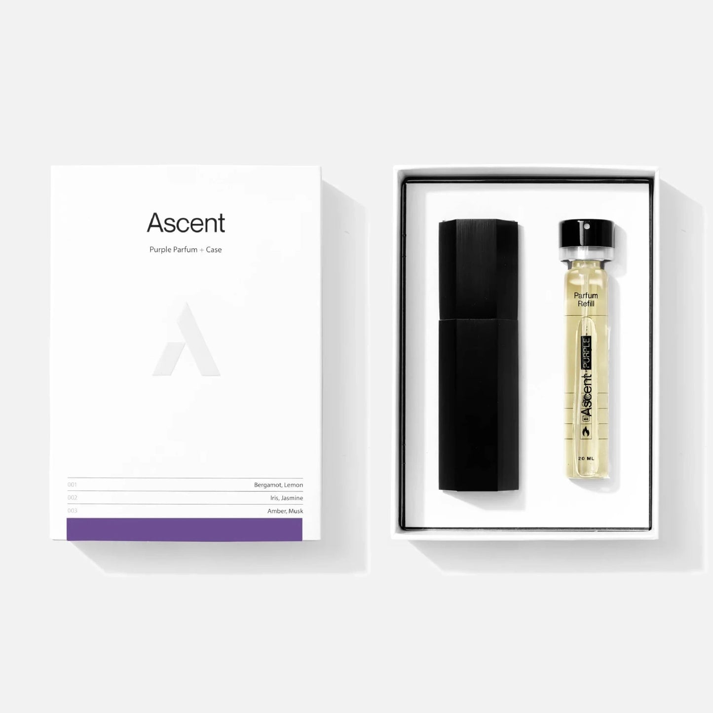 Ascent - Verpakking + parfum navullingl | Blauw