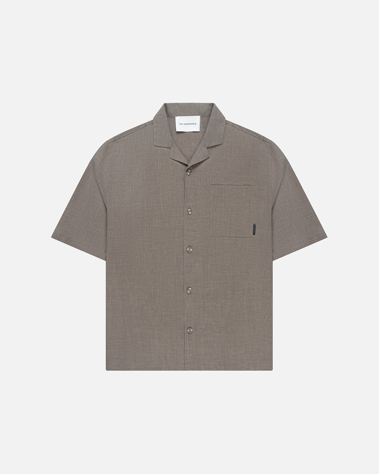 Sage Linen Blend Seersucker Shirt