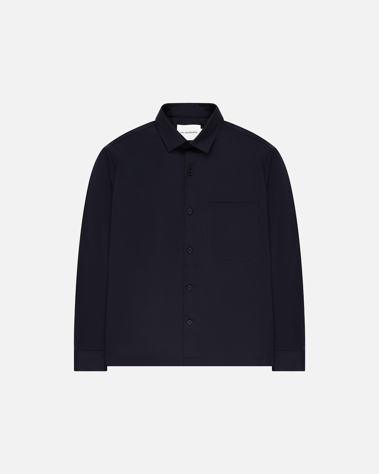 Simon Cool Wool Button-Up Shirt