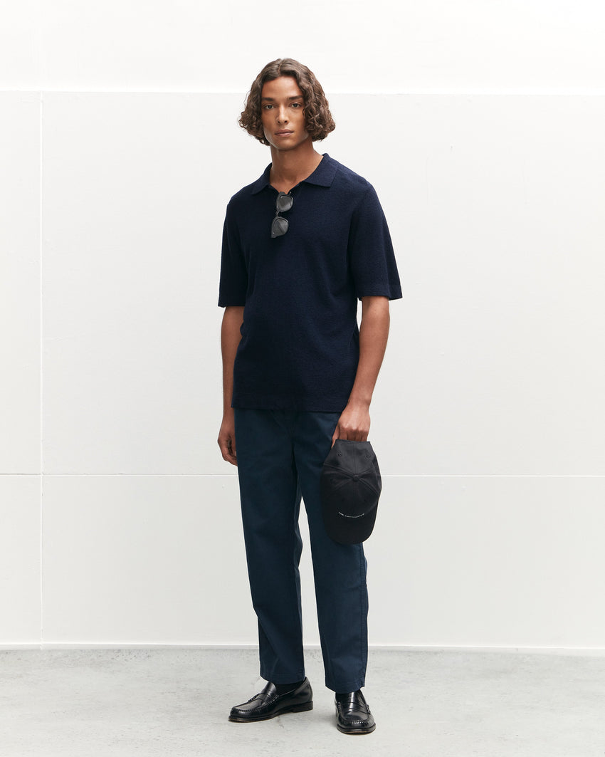 Boucle Knit Polo