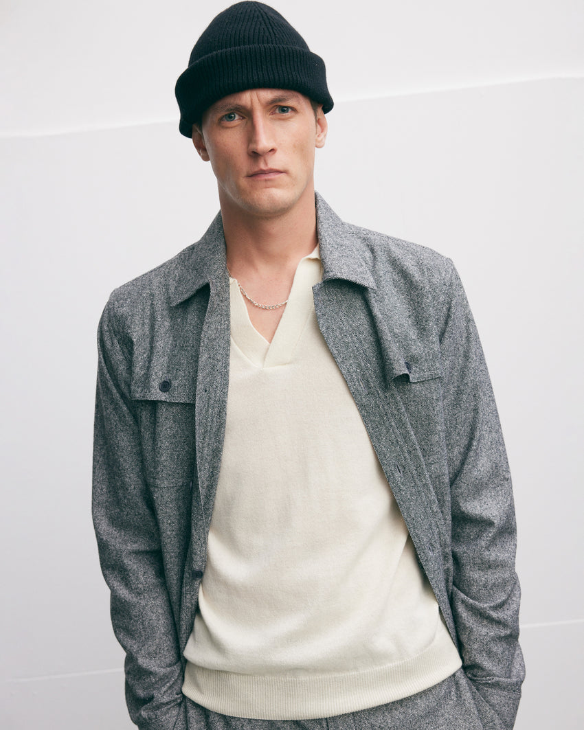 Wool Blend Overshirt