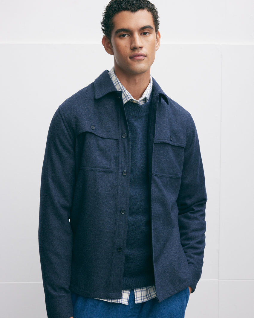 Wool Blend Overshirt