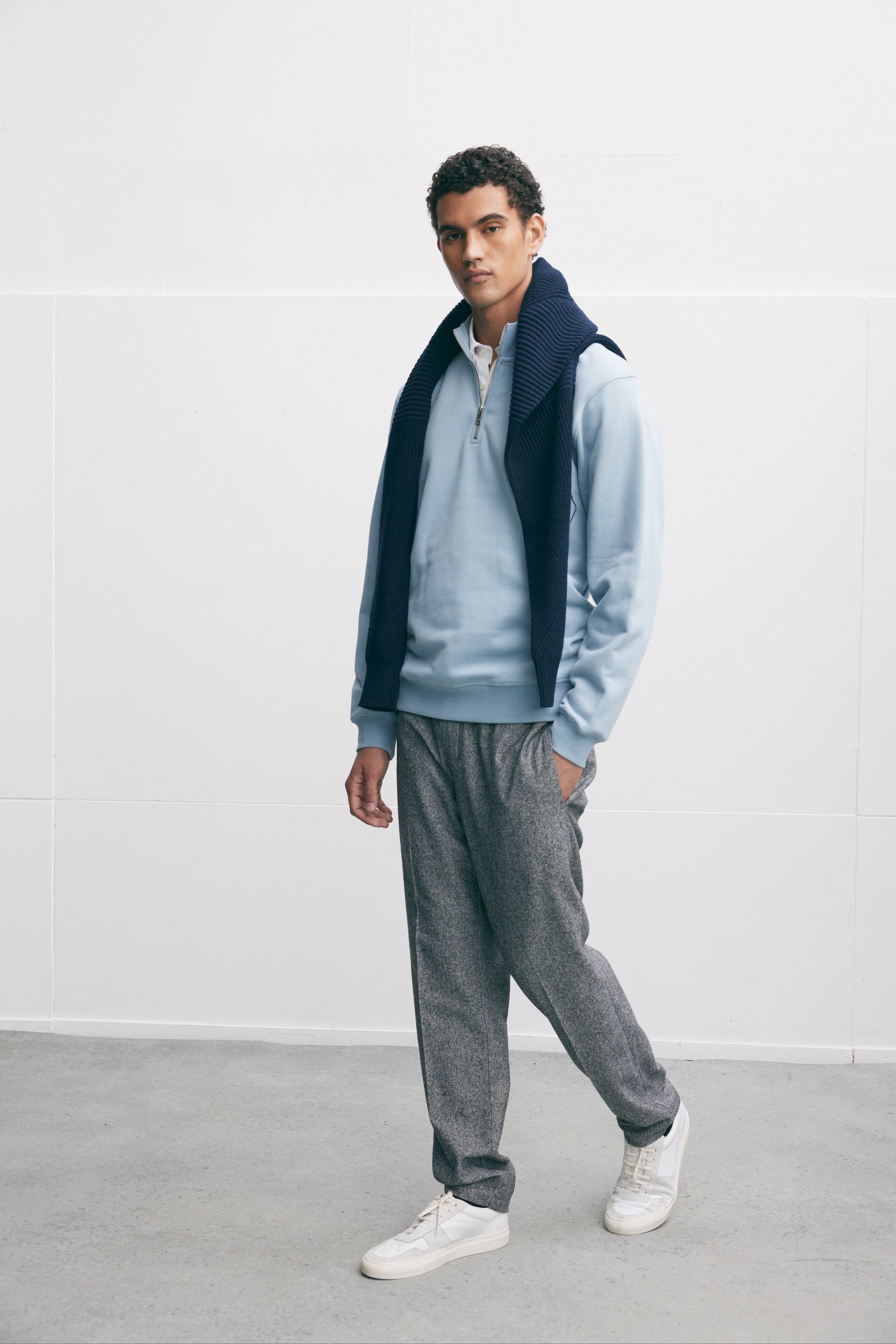 天月 Steller ZIP SWEAT スウェット Zipper Sweater - The GoodPeople