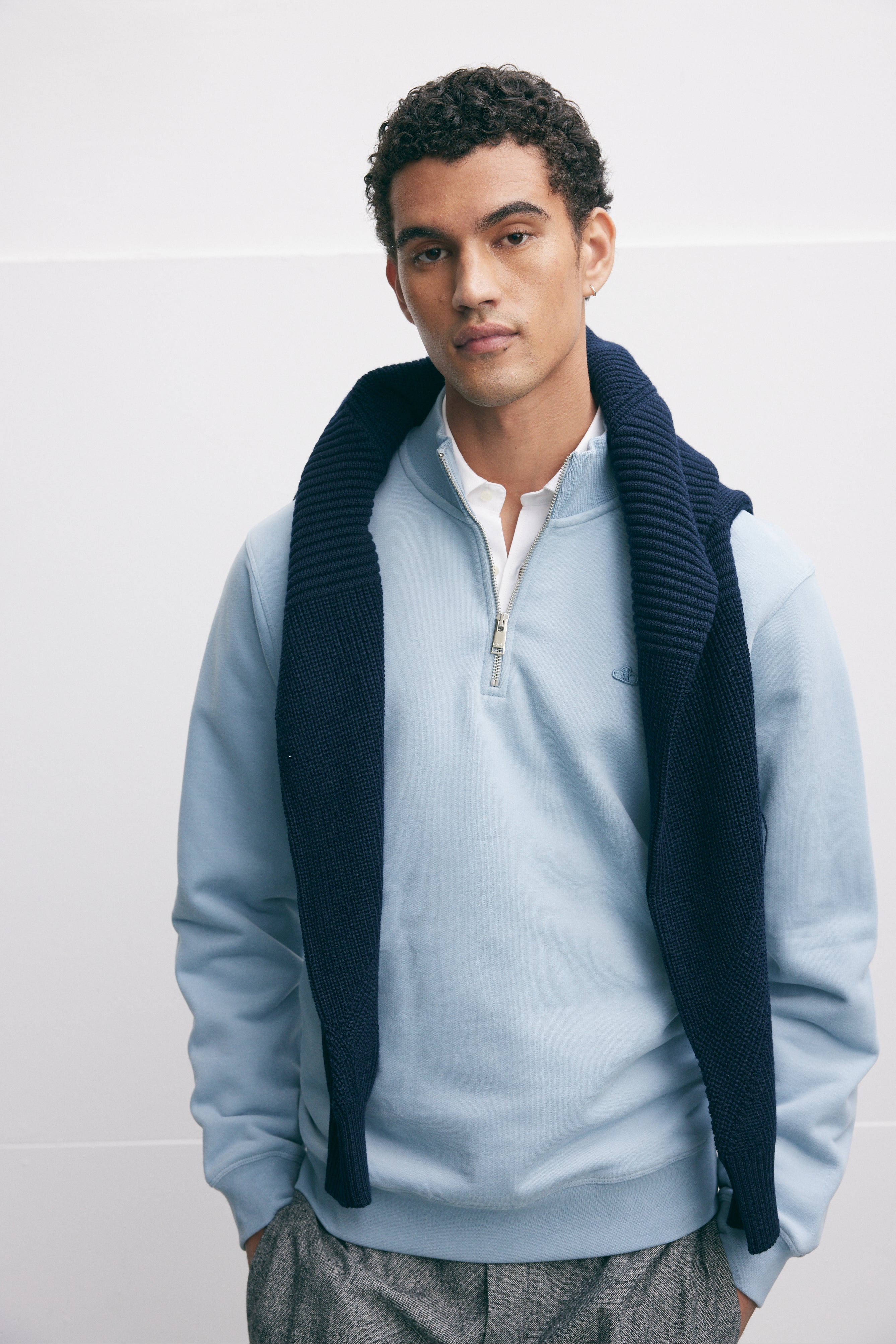 天月 Steller ZIP SWEAT スウェット Zipper Sweater - The GoodPeople