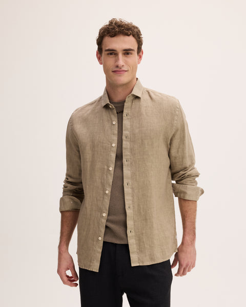 Linen Garment Dye Shirt