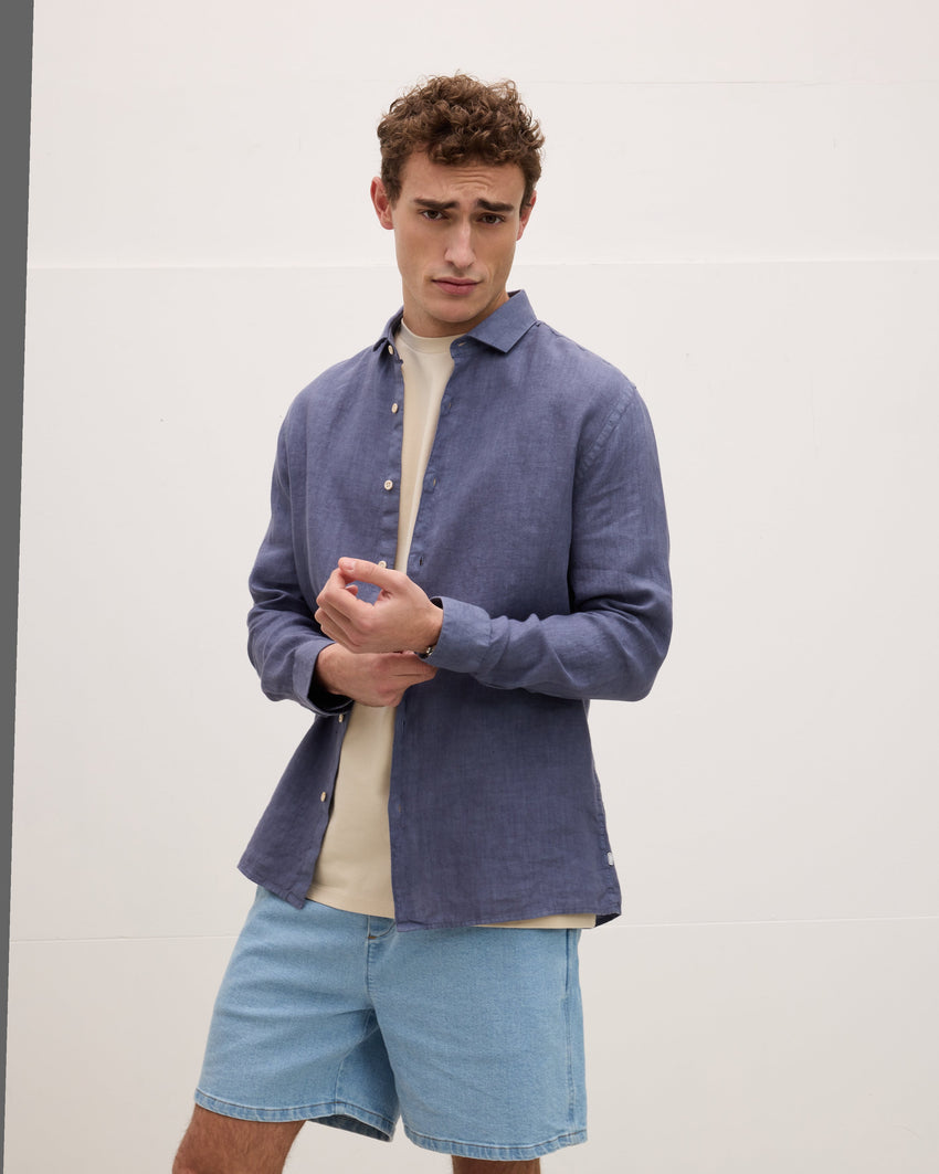 Linen Garment Dye Shirt