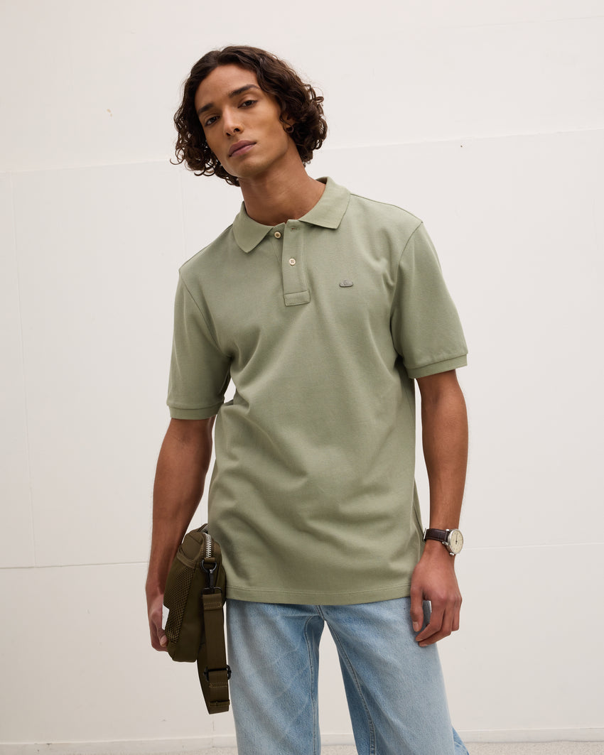 Polo With Cloud Patch