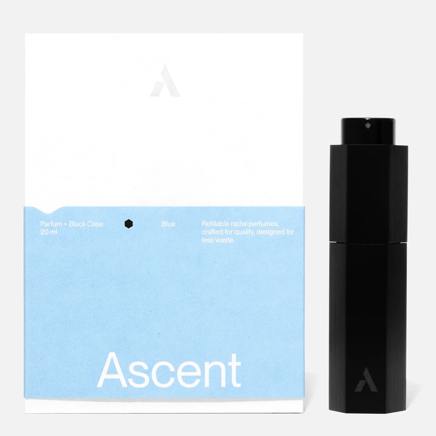 Ascent - Verpakking + parfum navullingl | Blauw