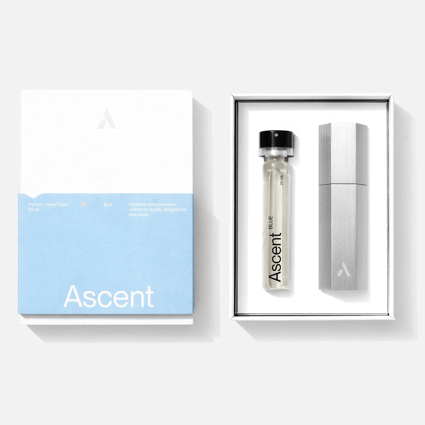 Ascent - Verpakking + parfum navullingl | Blauw