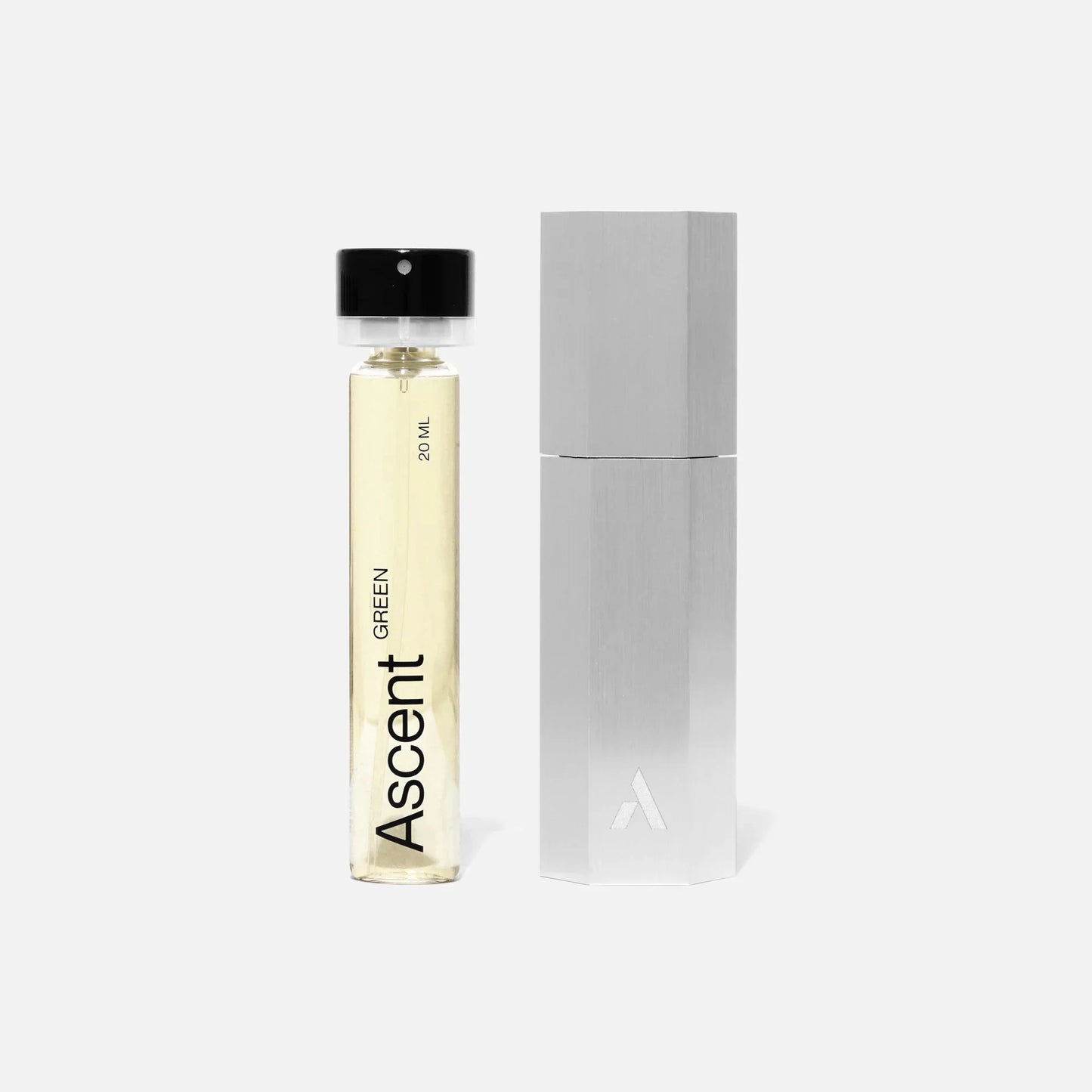 Ascent - Silver Case & Parfum Refill | Green