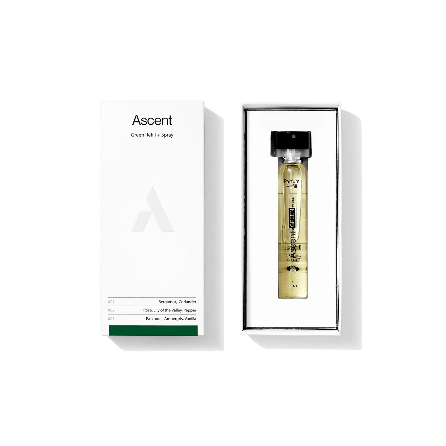 Ascent - Verpakking + parfum navullingl | Green