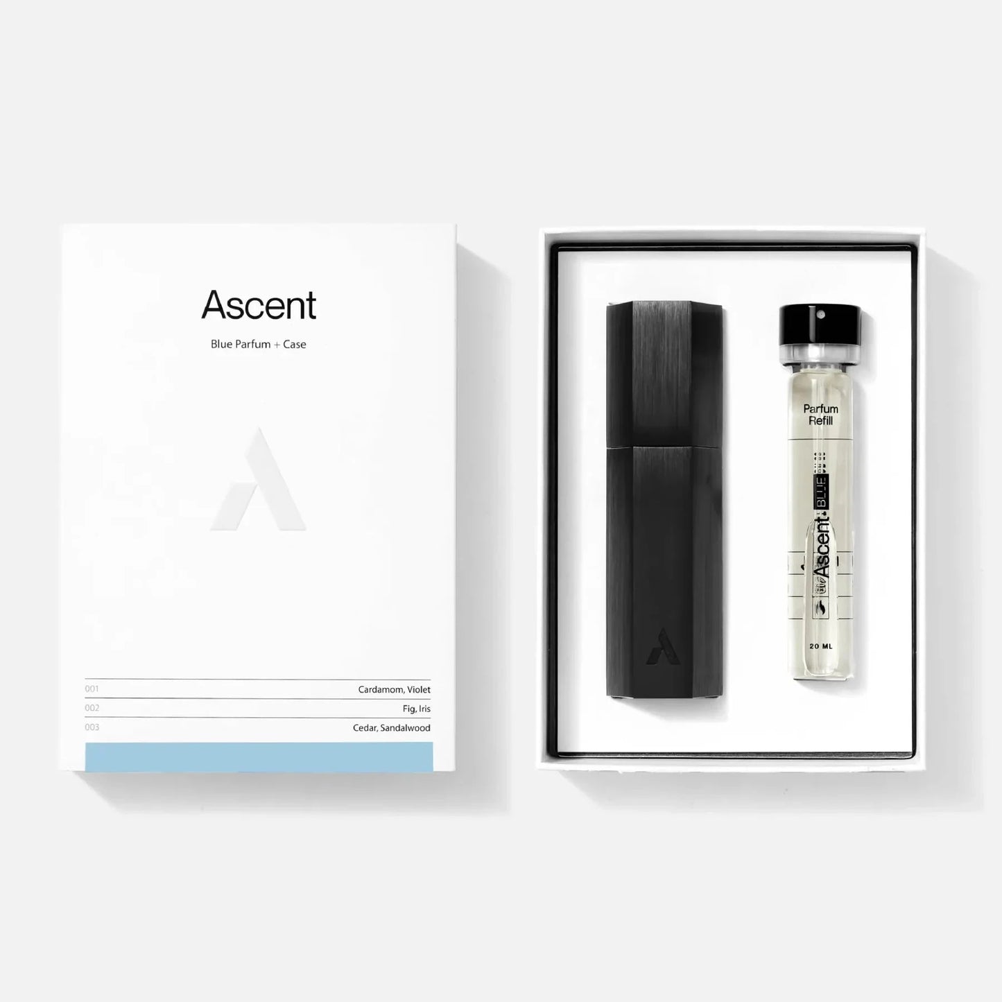 Ascent - Verpakking + parfum navullingl | Blauw