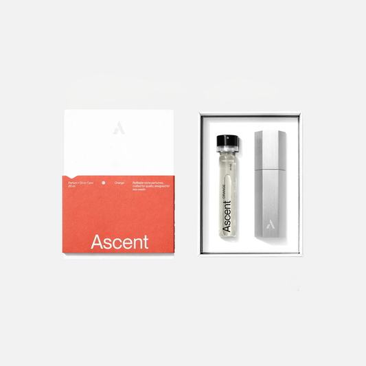 Ascent - Silver Case & Parfum Refill | Orange