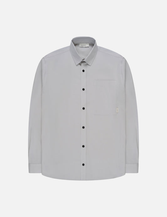 Wool-blend Button-up Shirt