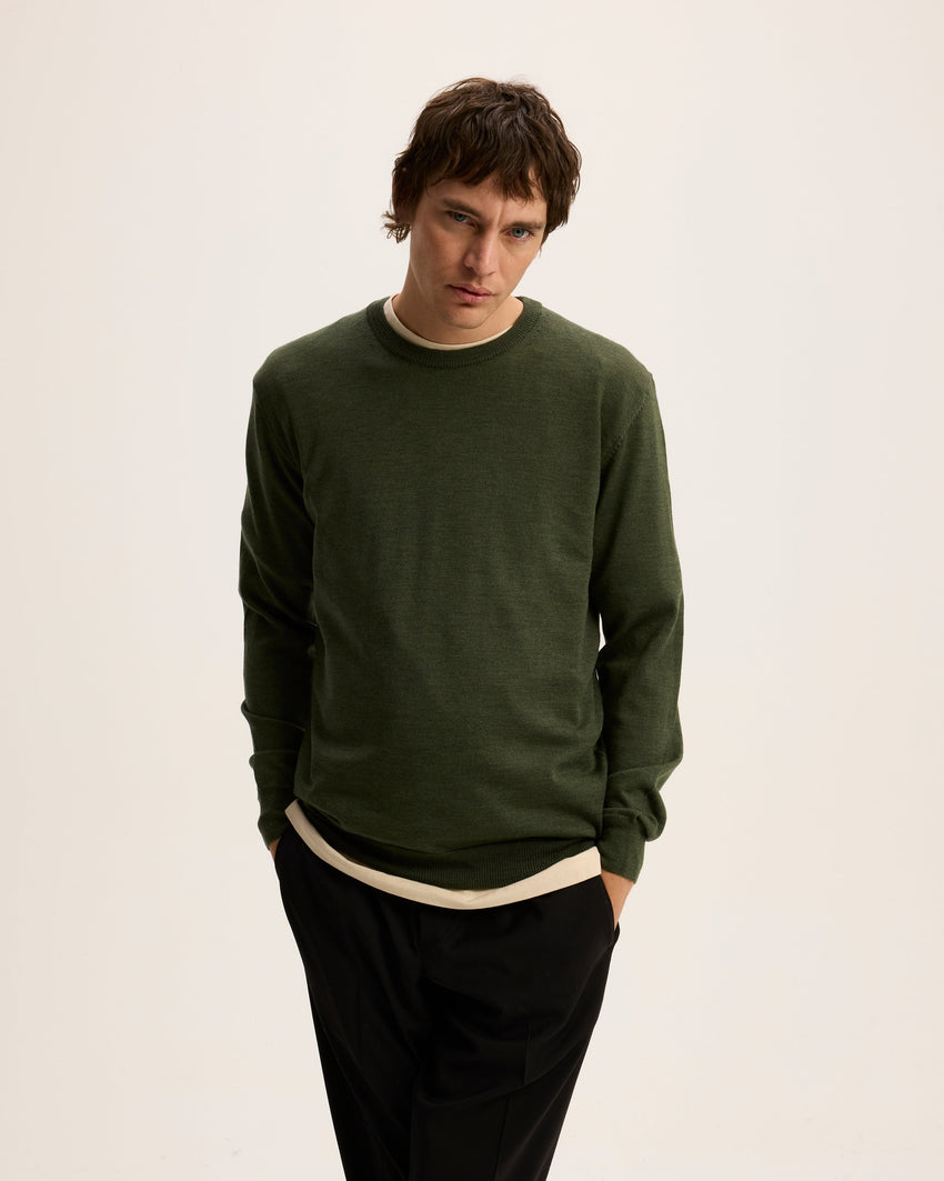 Essential Merino - Green Melange