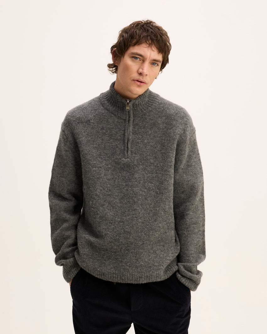 Komfy Heavy Zipper Knit