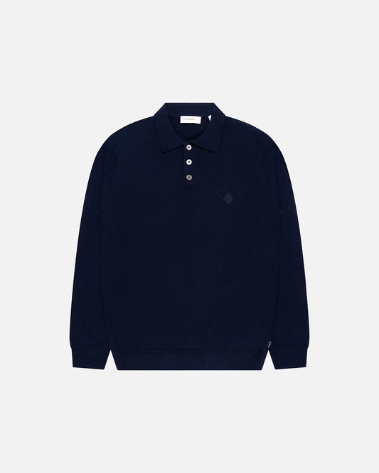 Ken Knitted Polo Navy