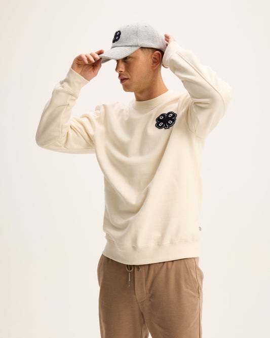 Logan Clover Patch Sweater