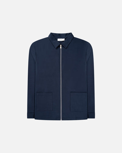 Zipper Jersey Shirt