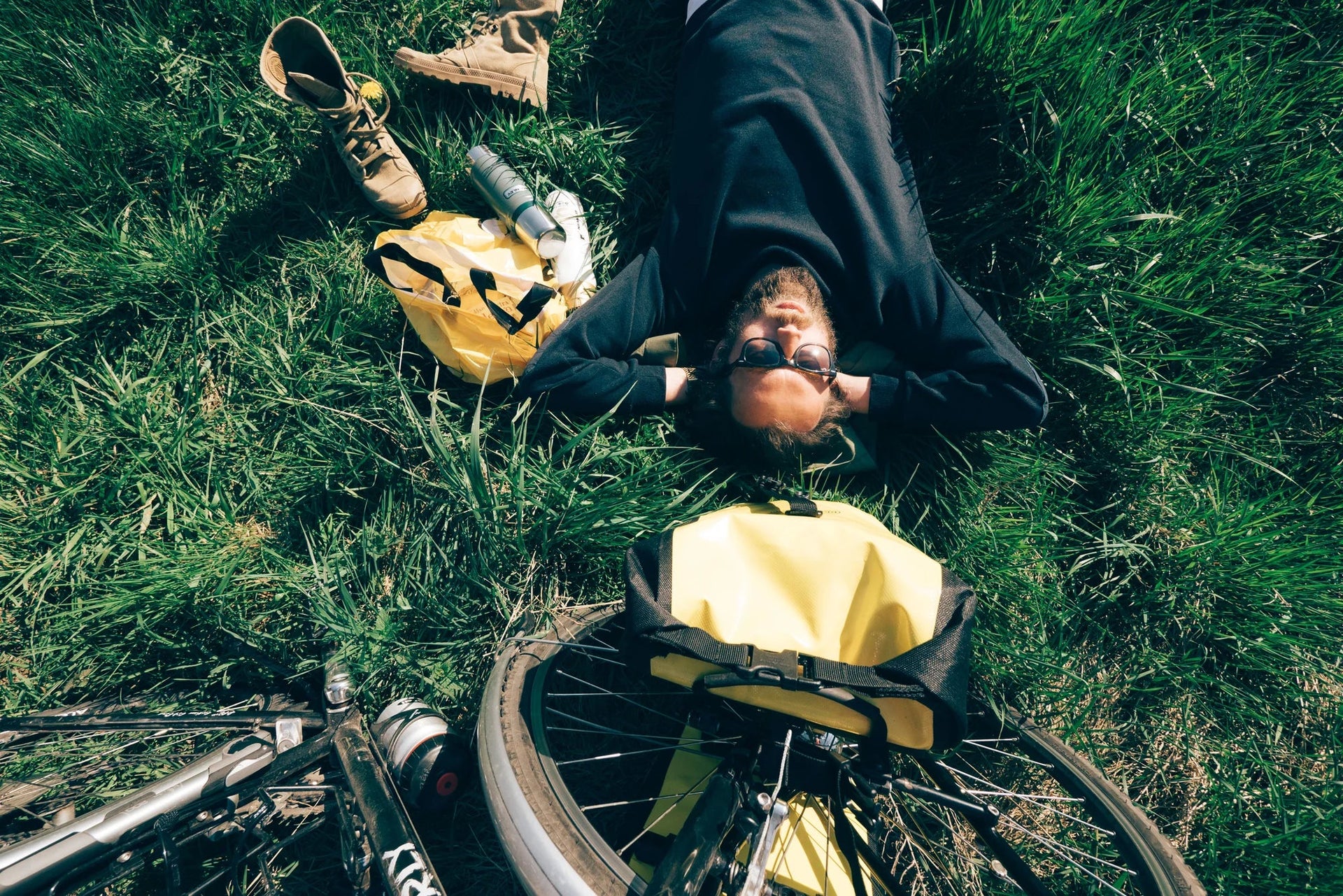 One year shop on a bike