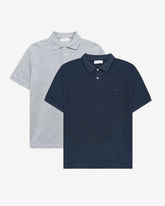 Paul Knitted Polo 2-Pack