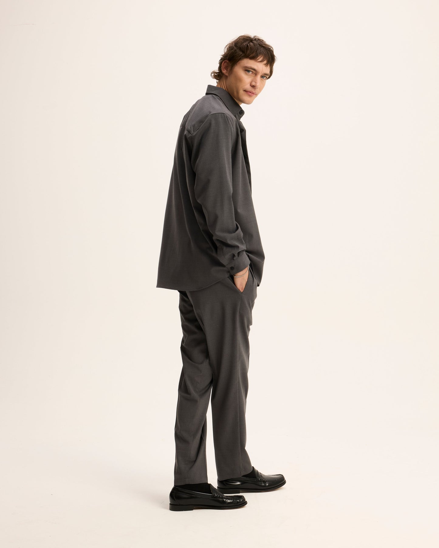 Secret Cool Wool-button-up shirt