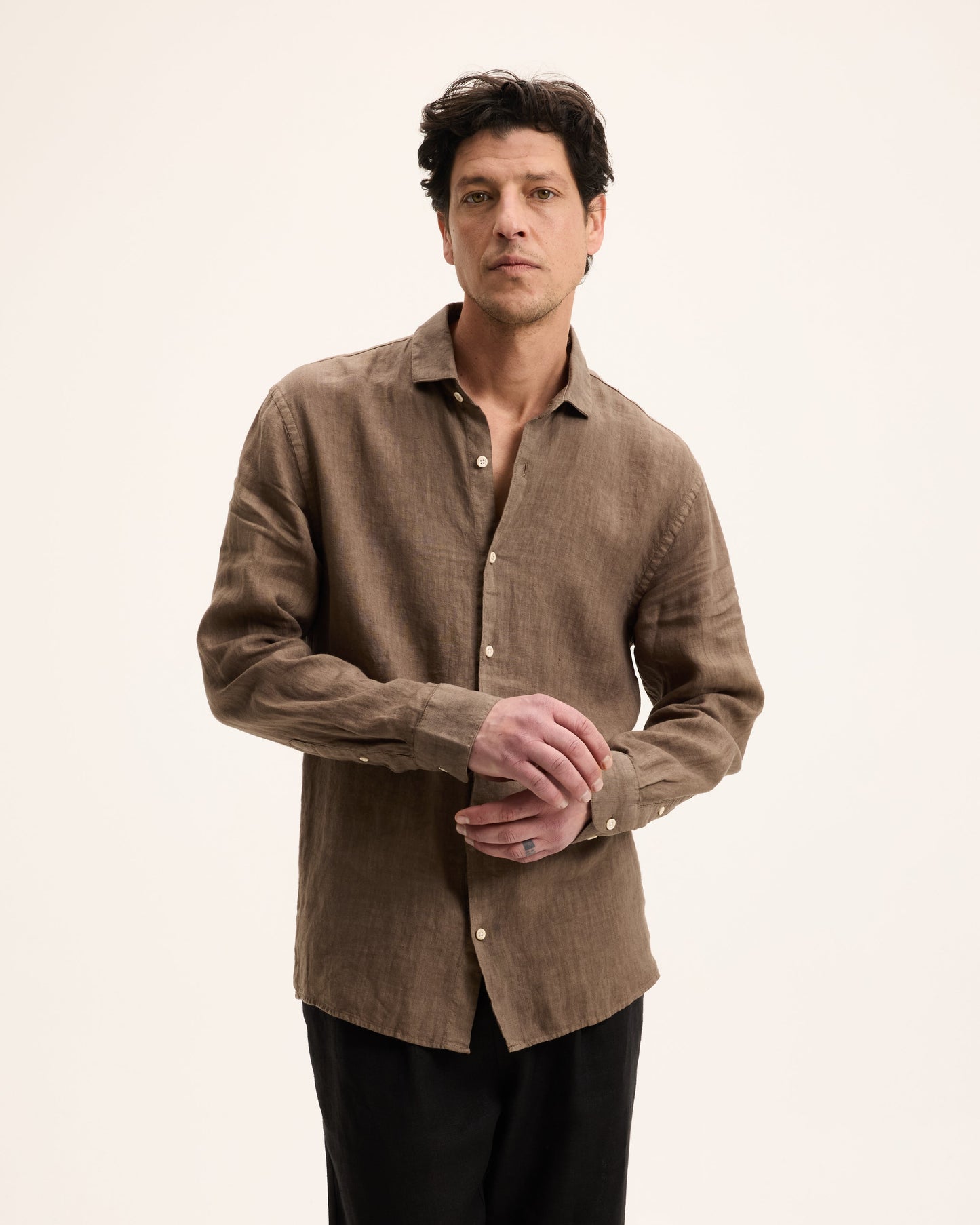 Soho Linen Garment Dye Shirt