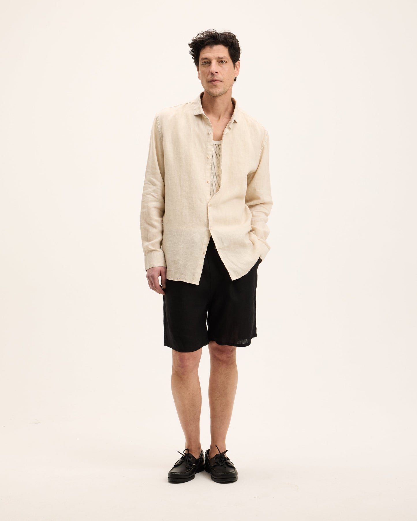 Soho Linen Garment Dye Shirt