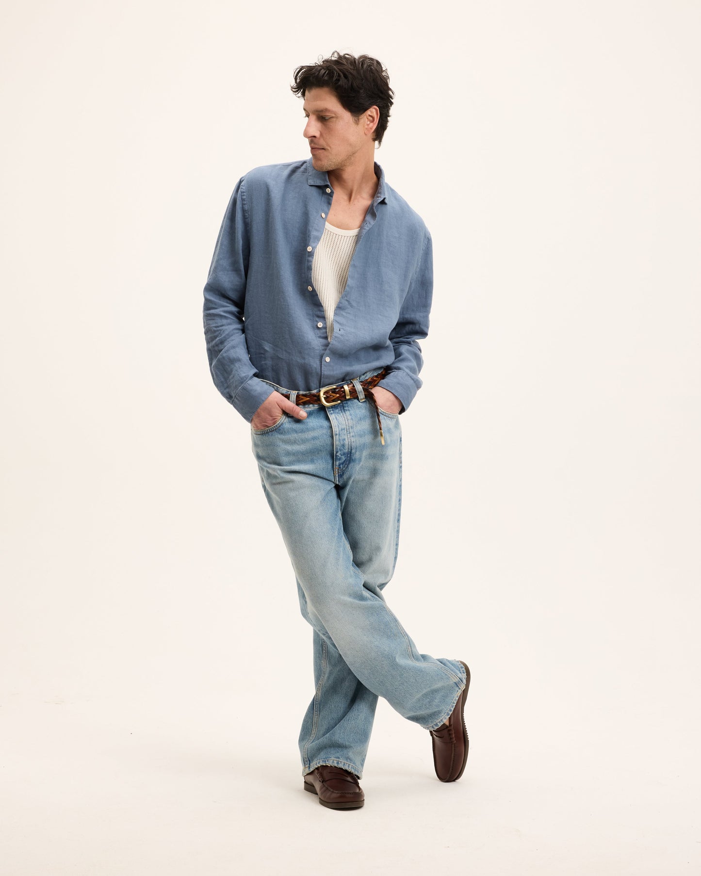 Soho Linen Garment Dye Shirt