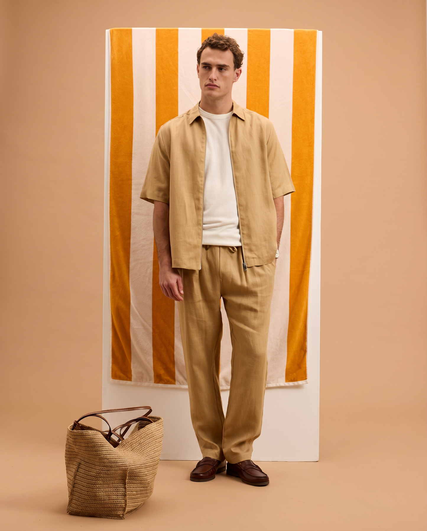 Soto Linen Zipper Shirt