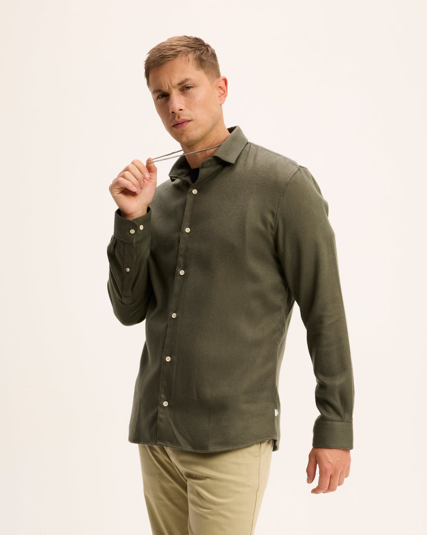 Storm Garment Dye Flannel Shirt