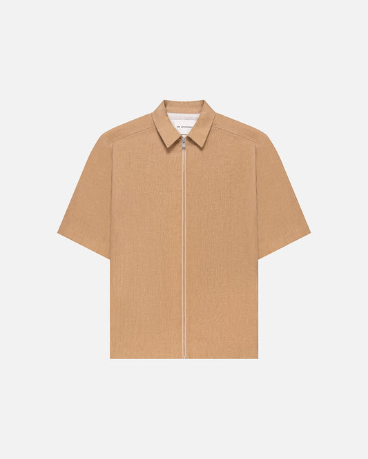 Soto Linen Zipper Shirt