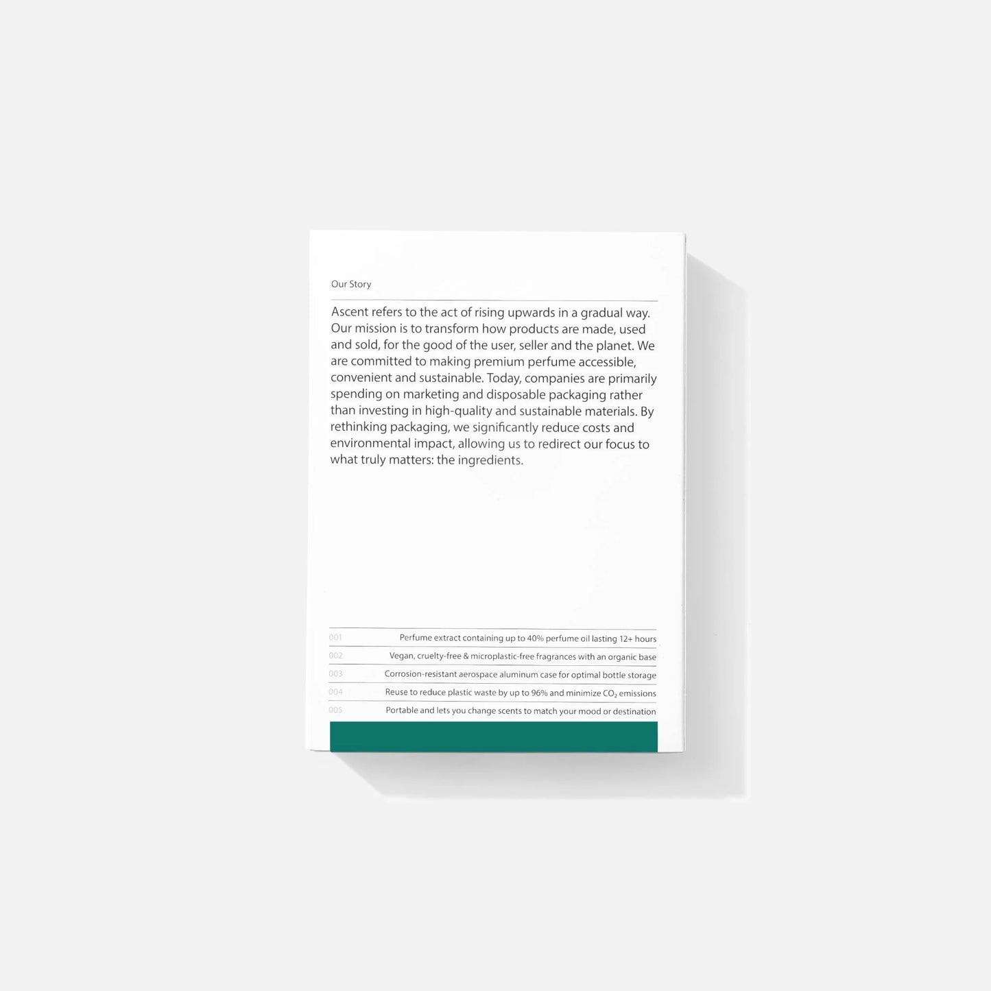 Ascent - Case & Parfum Refill | Teal