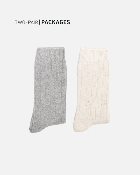 Wool blend socks - 2 Pack