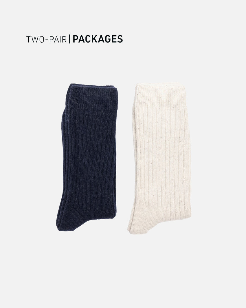 Wool blend socks - 2 Pack