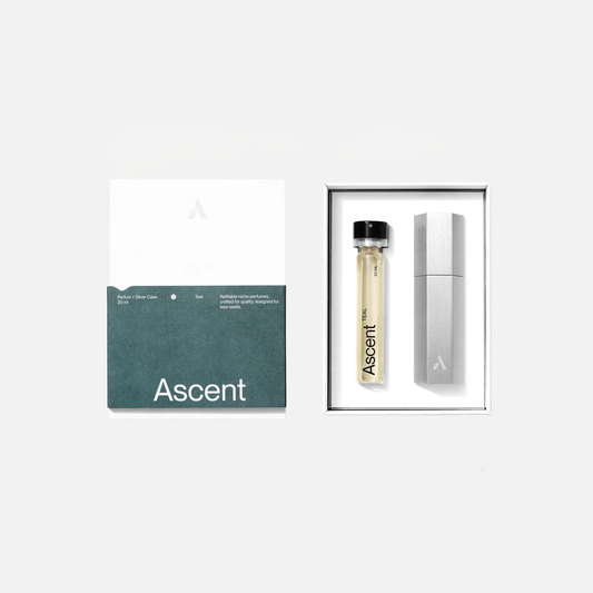 Ascent - Silver Case & Parfum Refill | Teal