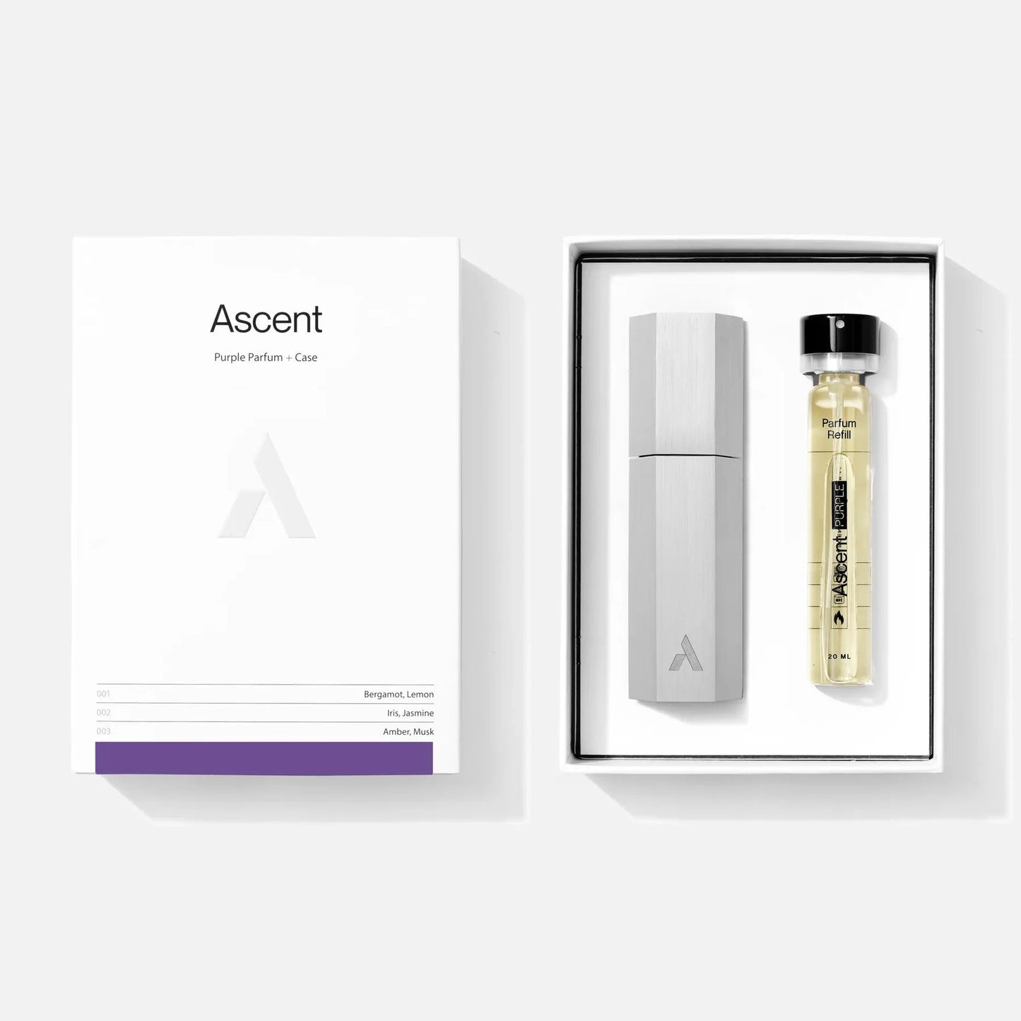 Ascent - Verpakking + parfum navullingl | Blauw