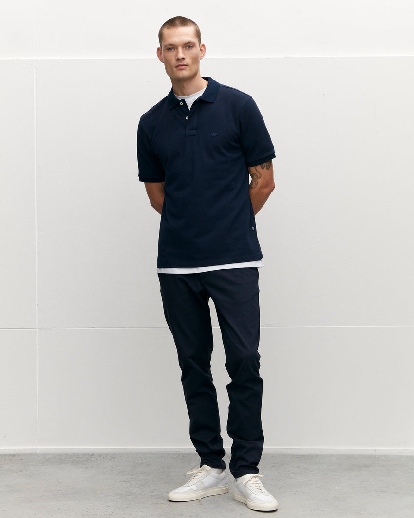 Polo With Cloud Patch