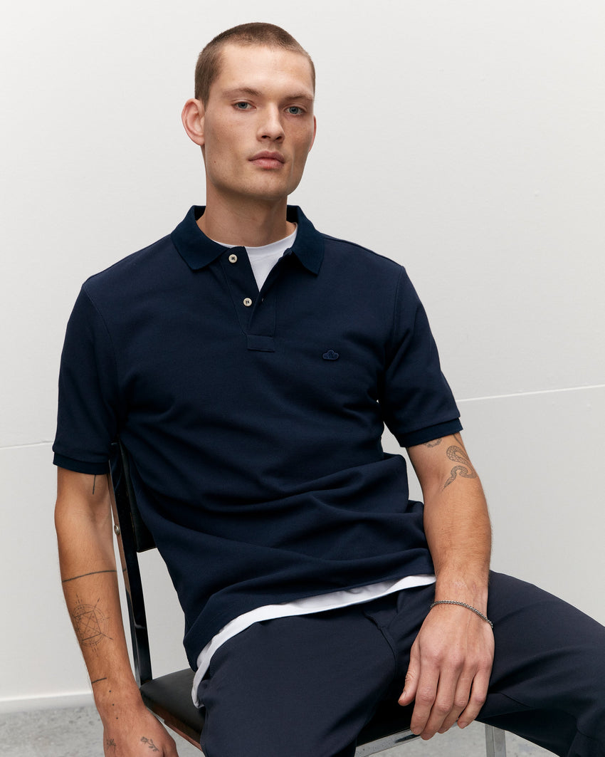 Polo With Cloud Patch