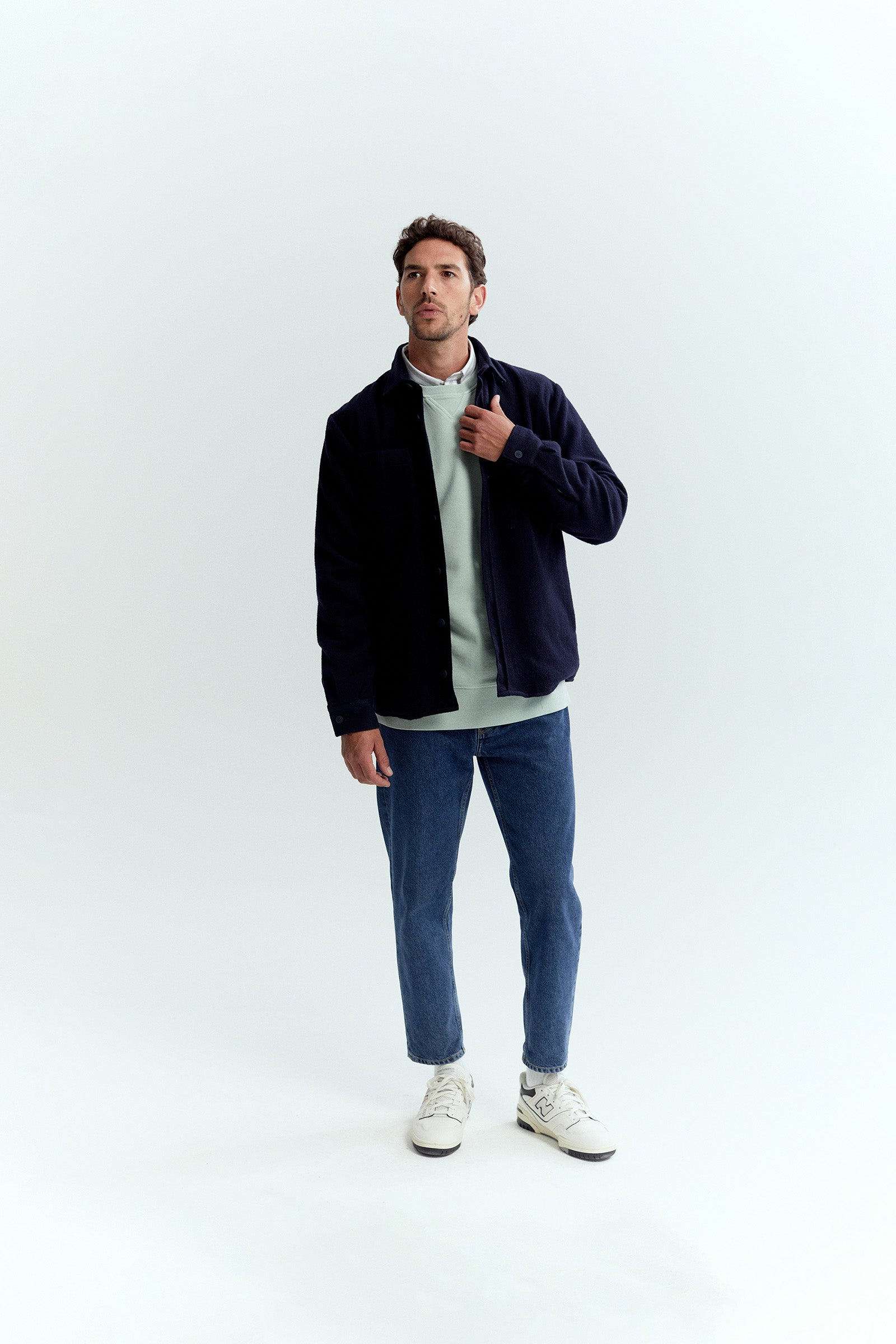 Amente Wool & Cotton Shirt Jacket | Stitch and Tickle