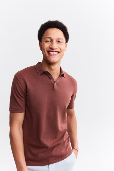 Slim Fit Knitted Polo 